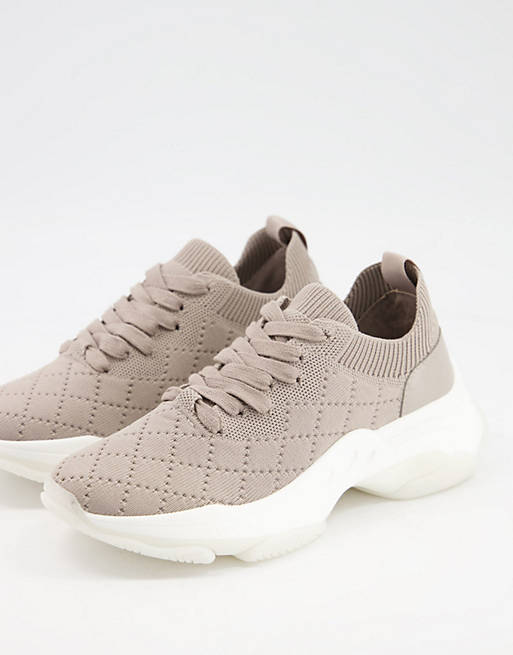 Steve Madden Myles chunky sneakers in taupe | ASOS
