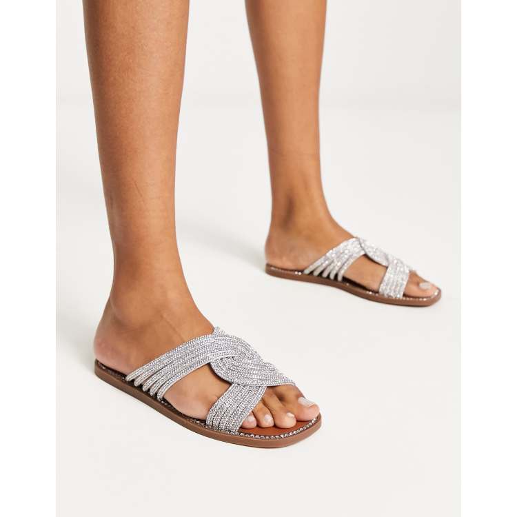 Steve madden fiffi sandal on sale silver