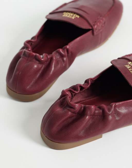 Steve Madden - Newbury - Brune bløde lofers i ruskind, 4 af 4