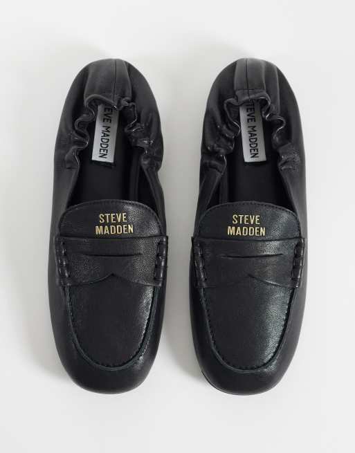 Steve Madden - Newbury - Sorte loafers i læder, 2 af 4