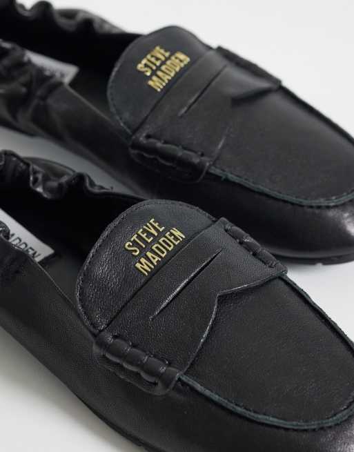 Steve Madden - Newbury - Sorte loafers i læder, 3 af 4