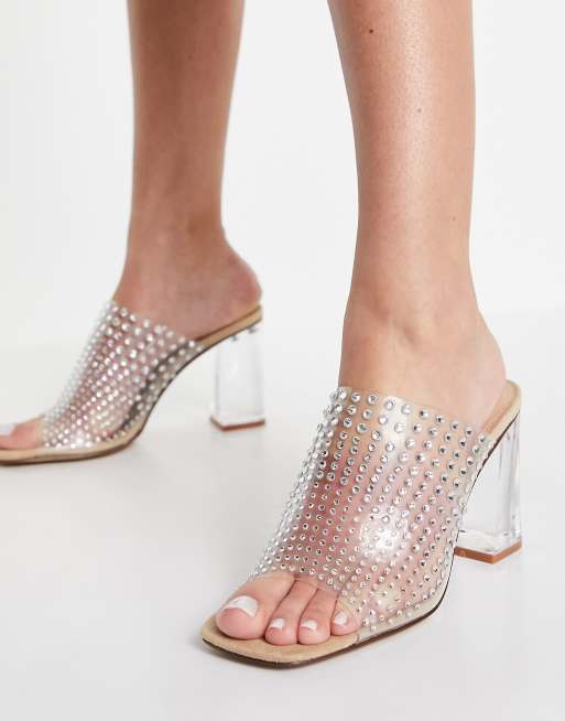 Steve madden trace studded mules sale