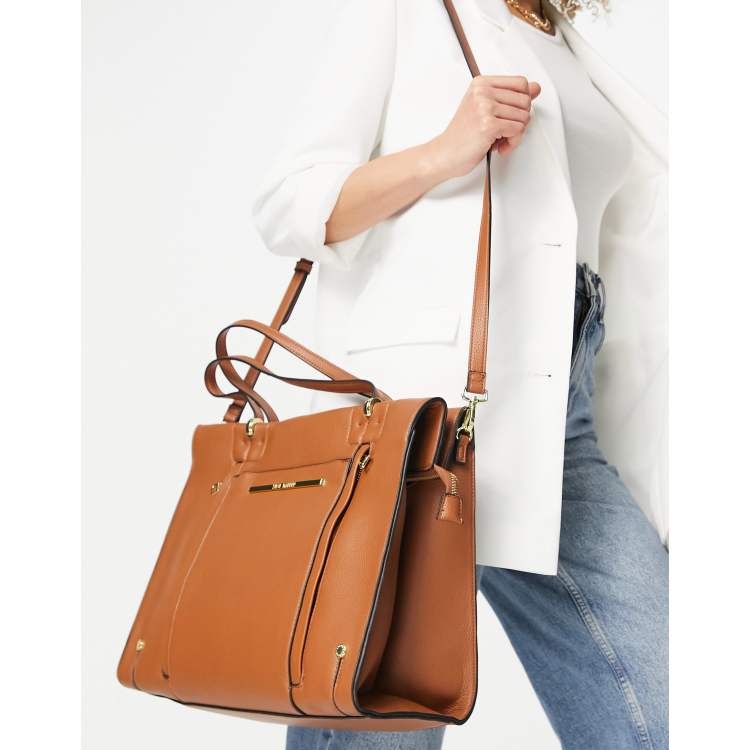 Steve Madden nolla tote bag in cognac ASOS