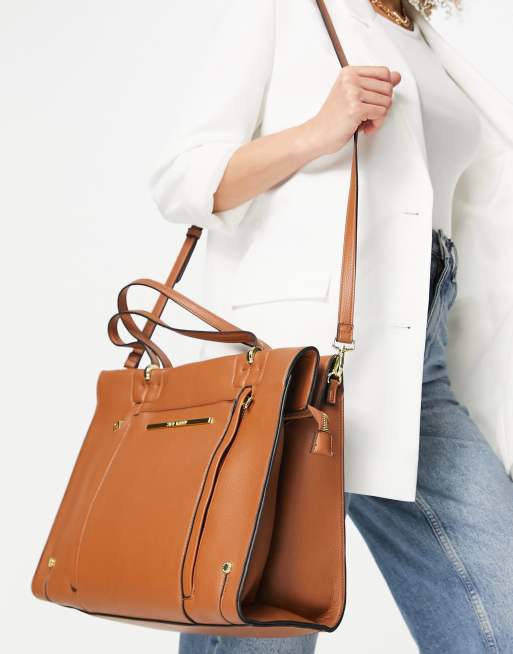 Steve Madden nolla tote bag in cognac ASOS