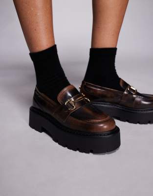  Occupy buckle detail chunky loafer 