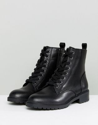 steve madden black lace up boots