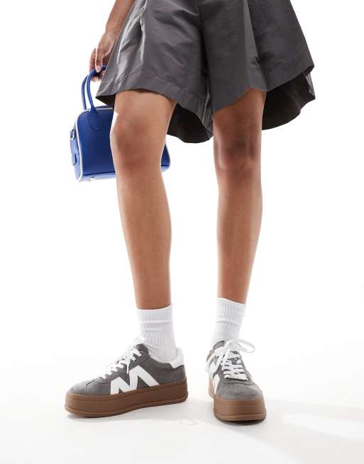 Steve madden grey suede sneakers sales