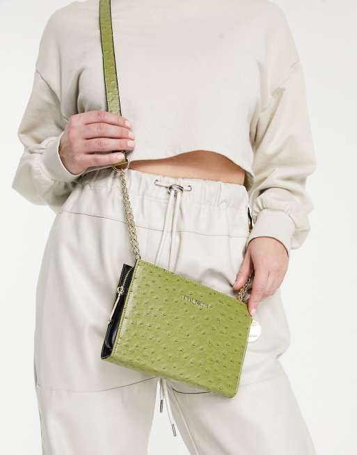 Ostrich on sale crossbody bag