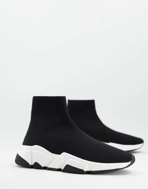 Steve Madden Overtime Sock Sneakers in Natural