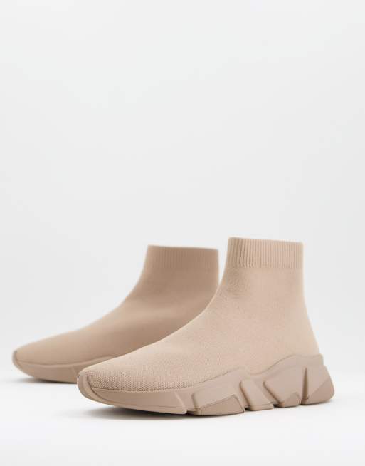 Steve Madden Overtime sock sneakers in sand