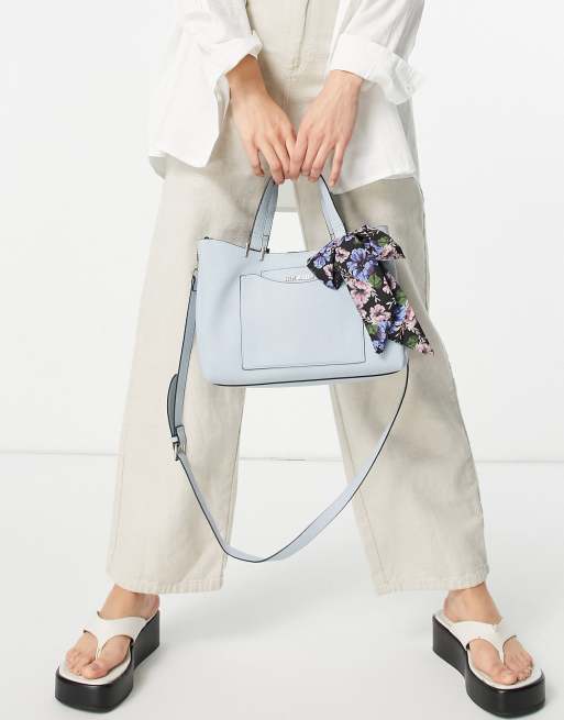 Light blue tote outlet purse