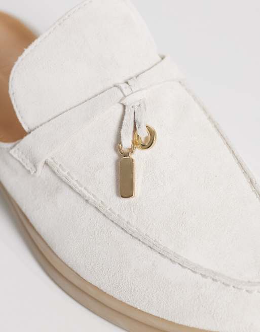 Steve Madden Patrizia slip on-loafer i sandmocka, 3 av 4