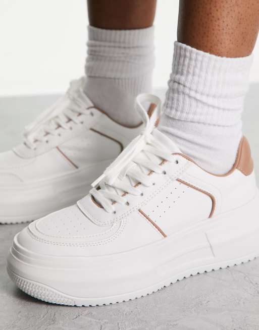 Steve Madden Perrin chunky sneakers in white