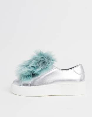pom pom sneakers steve madden