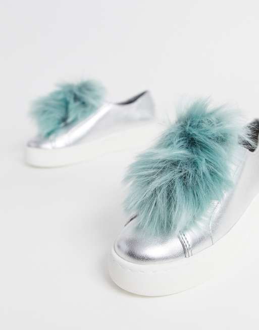 Pom pom sneakers steve hot sale madden