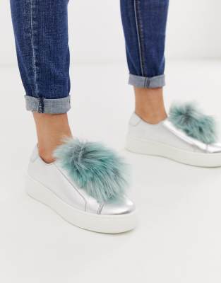 steve madden pom pom sneakers