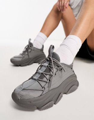 Steve Madden Portable chunky trainers in dark grey