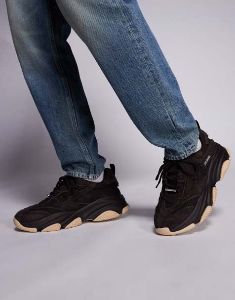 Steve Madden – Posess-H – Brązowe buty sportowe na grubej podeszwie - view 1