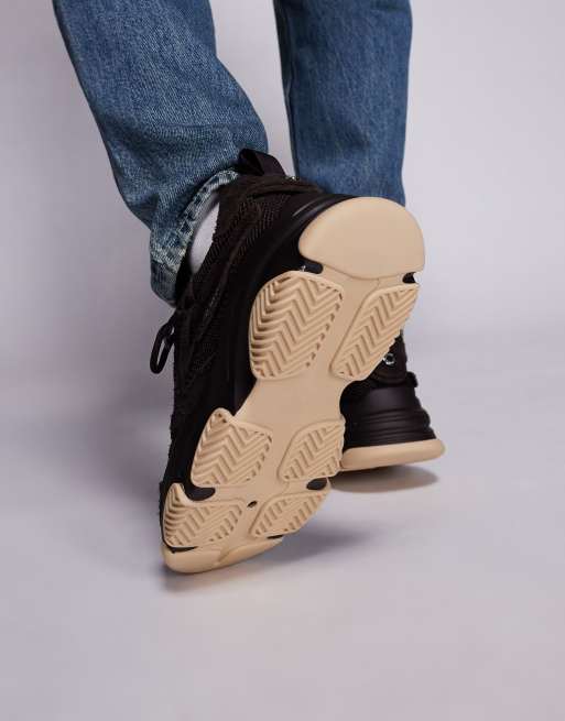 Steve Madden Posess-H chunky trainer in brown, 4 of 5