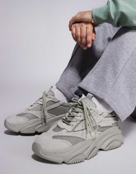 Steve Madden - Possess-H - Baskets à semelle chunky - Sauge - view 1