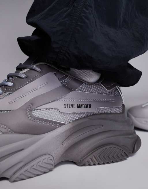 Footwear Steve Madden Balenciaga Sneakers MAXIMA Black Rhinestones