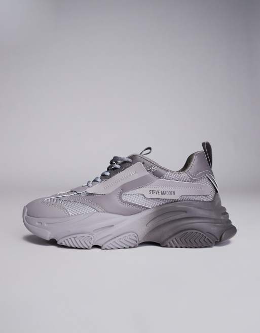 Steve madden sneakers grey on sale