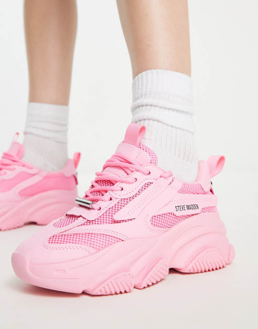 Hot pink store chunky sneakers