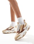 [Steve Madden] Steve Madden Possession-E chunky sneakers in brown suede 41 Brown/Sand