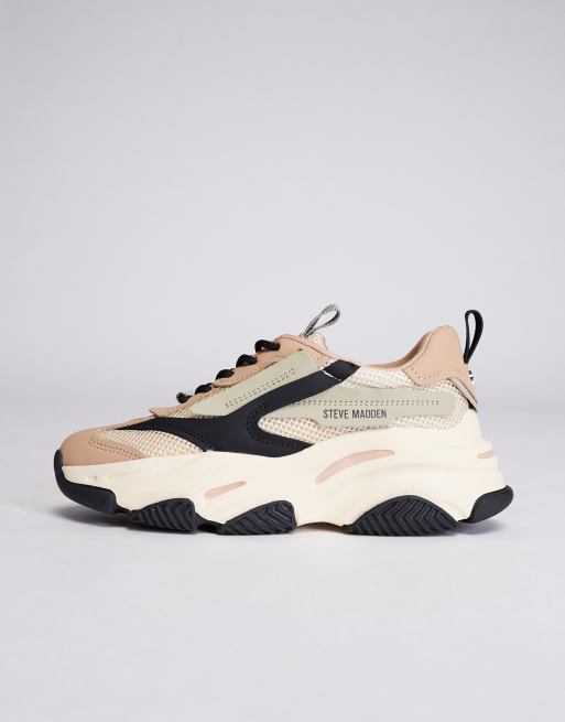 Steve Madden Possession-E chunky Trainers in Khaki, 2 of 5