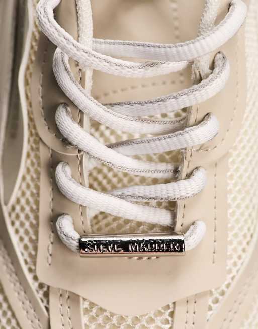 Steve Madden – Possession-E – Szaro-niebieskie buty sportowe na grubej podeszwie, 4 z 4