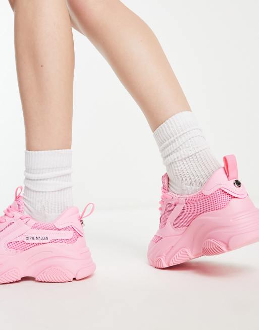 Steve Madden – Possession – Różowe buty sportowe na grubej podeszwie, 2 z 4
