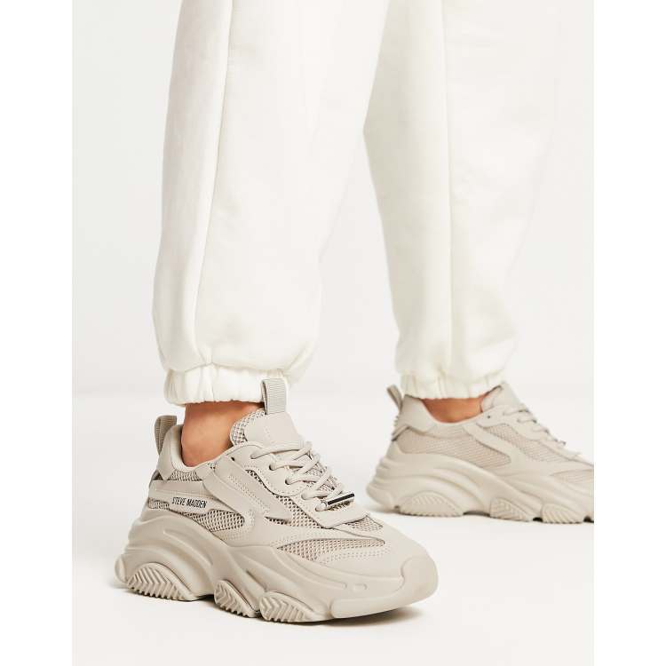 Steve Madden Possession-E Chunky Lace-Up Retro Sneakers