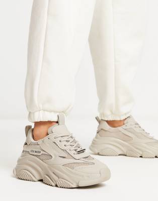 Steve Madden Possession trainers in greige