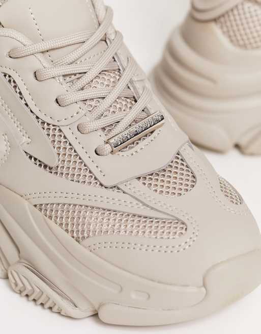 Steve Madden Possession trainers in greige | ASOS