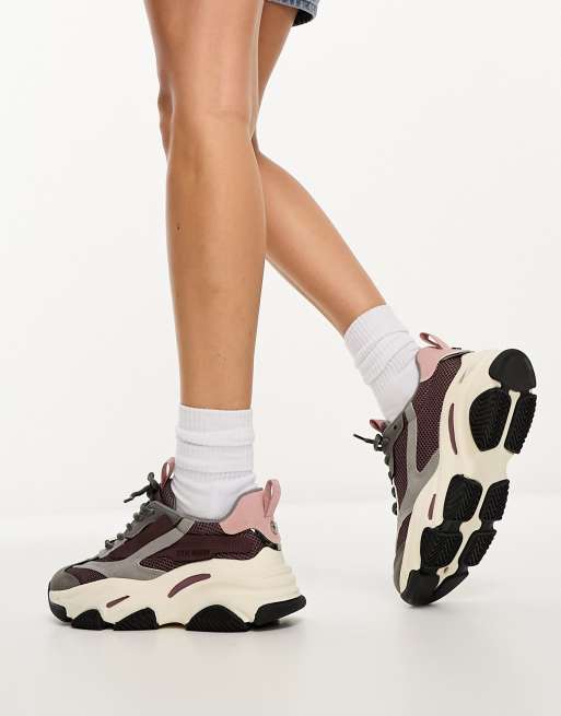 Steve Madden Possession chunky trainers in white, ASOS