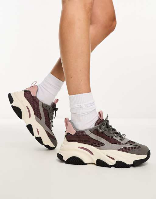 Steve Madden Possession chunky trainers in white, ASOS