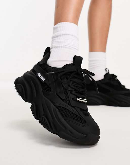 Steve Madden Possession chunky trainers in white, ASOS