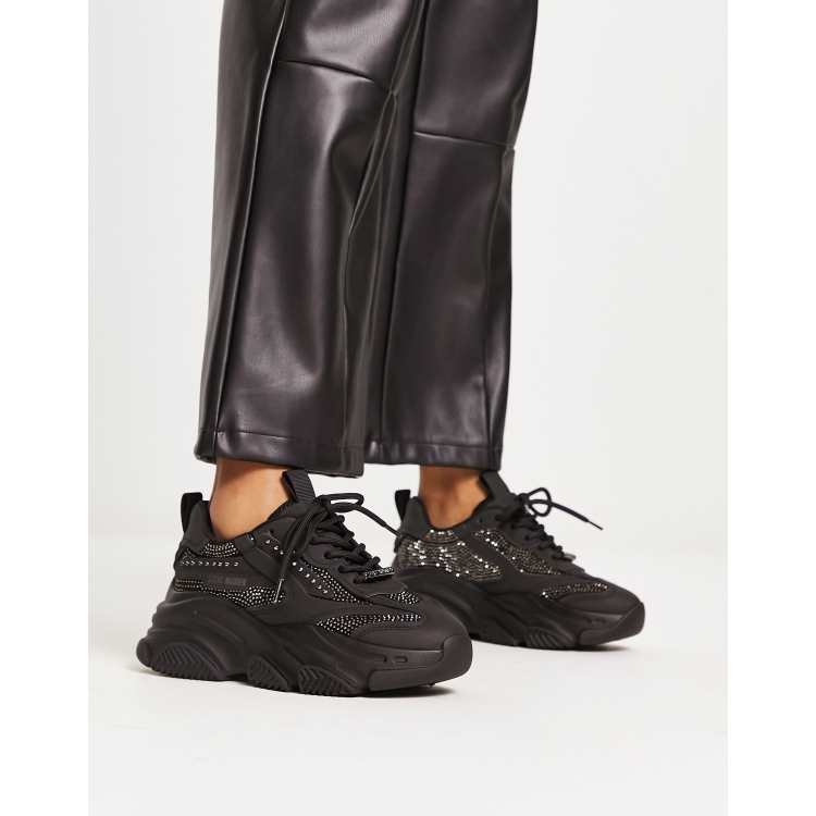 POSSESSION Black Women's Sneakers - Steve Madden Australia