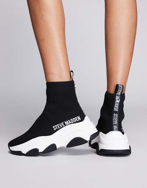 Steve Madden Prodigy Sneaker a calza nere