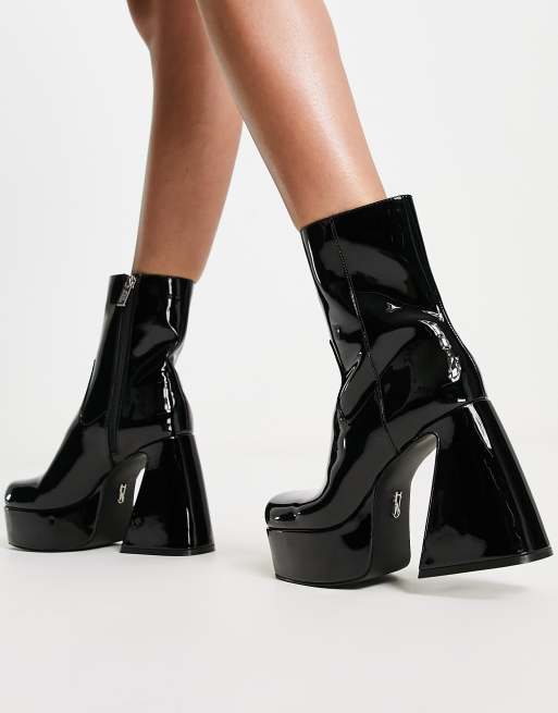 Steve madden sale black platform booties