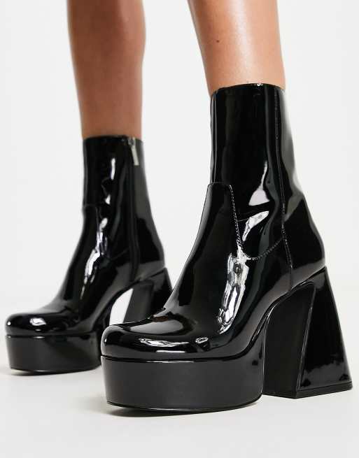 Steve madden patent leather on sale booties