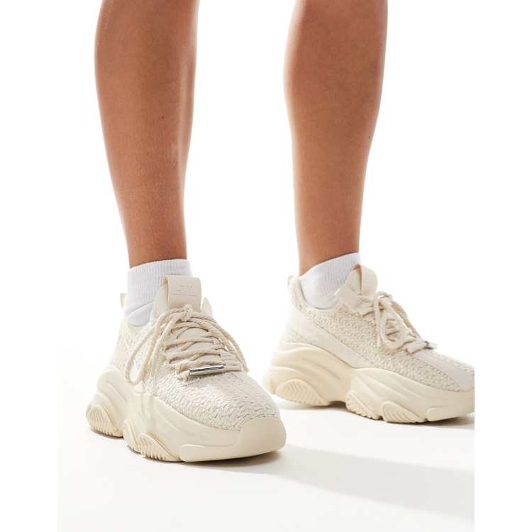 Steve Madden Project chunky trainers in bone Cra wallonieShops
