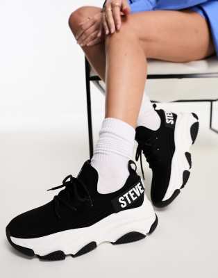 Steve madden black on sale trainers