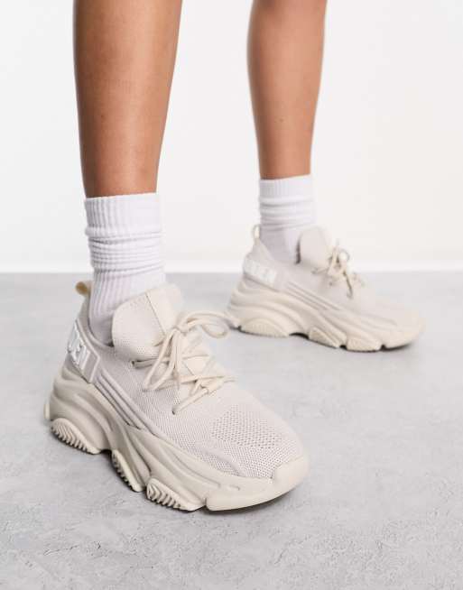 Steve Madden Possession chunky trainers in white, ASOS