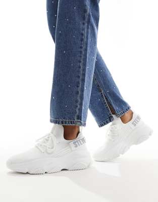 Steve Madden - Protege-E - Sneaker in Weiß mit dicker Sohle