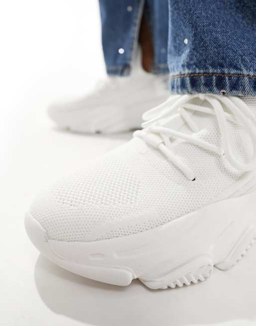 Steve Madden – Protege-E – Vita grova träningsskor, 3 av 5