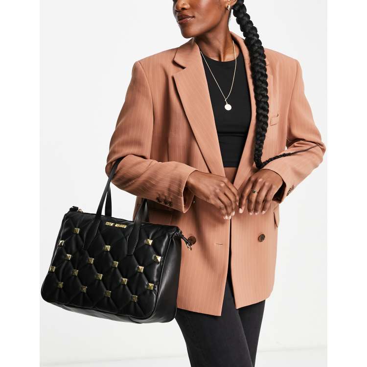 Steve Madden katni tote bag with detachable crossbody bag in black, Louis  Vuitton Pochette Clutch 380669