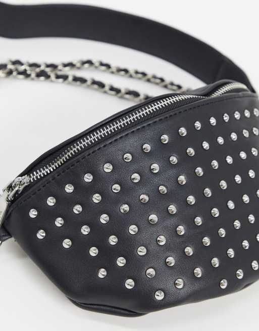 Medium embellished leather outlet belt bag