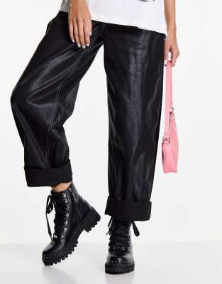 rainier platform bootie black