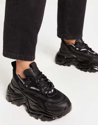 steve madden sneakers black